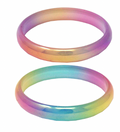 PINK POPPY - PASTEL IRIDESCENT MULTI COLOURED BANGLE