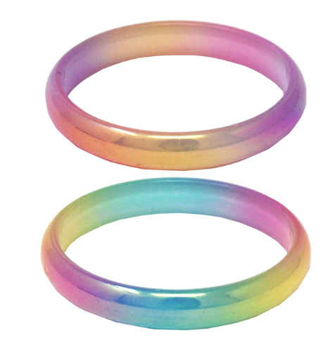 PINK POPPY - PASTEL IRIDESCENT MULTI COLOURED BANGLE
