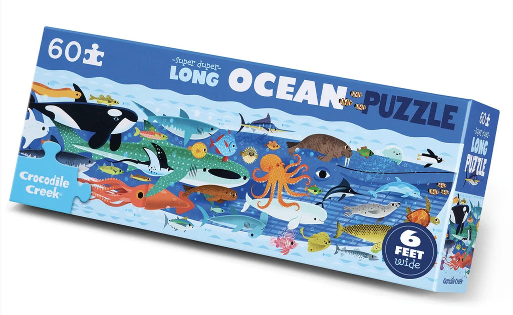 Crocodile Creek - Super Duper Long Puzzle Ocean 60 piece