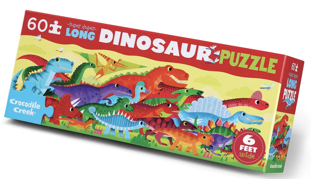 Crocodile Creek - Super Duper Long Puzzle Dinosaur 60 piece