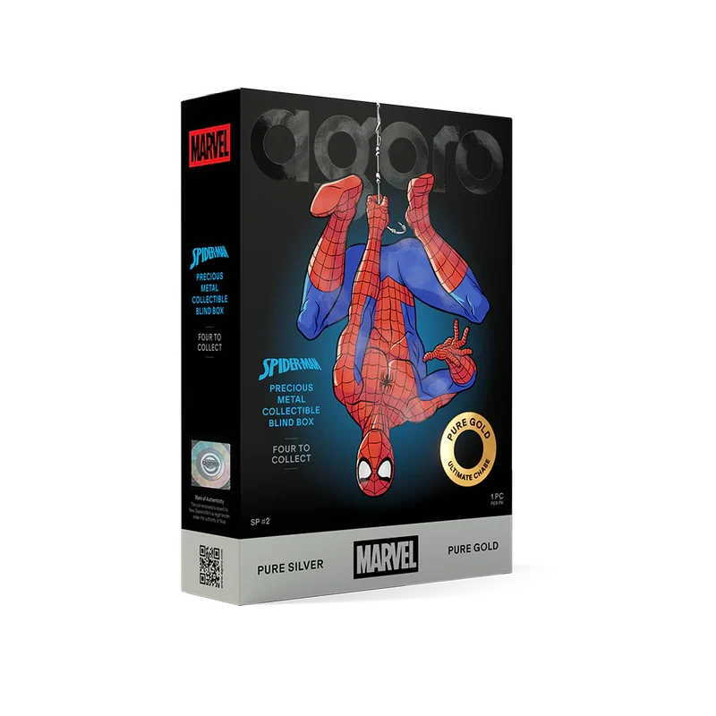 Marvel Spider-Man Transforms Blind Box 1/2oz Coin Blind Box
