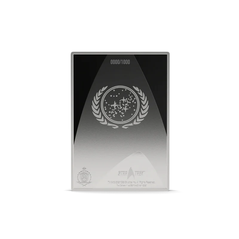 Star Trek - U.S.S. Enterprise NCC-01 Owner Manual 1oz Silver Coin