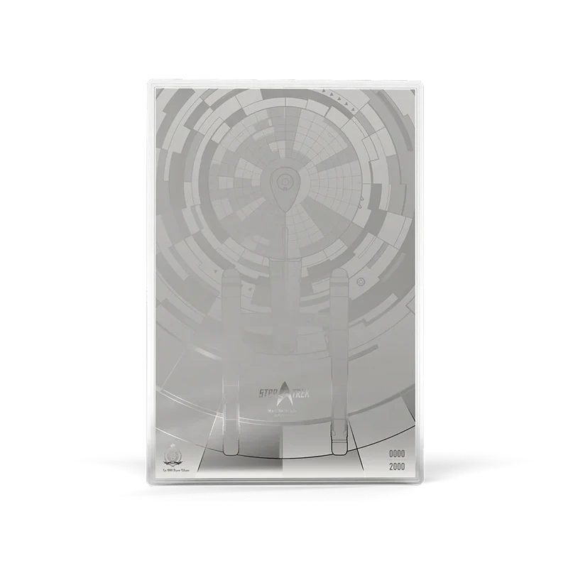 Star Trek Spock 5g Silver Collectible Foil