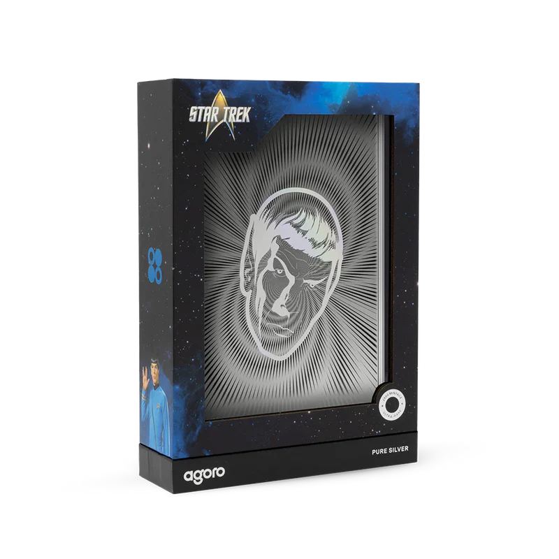 Star Trek Spock 5g Silver Collectible Foil