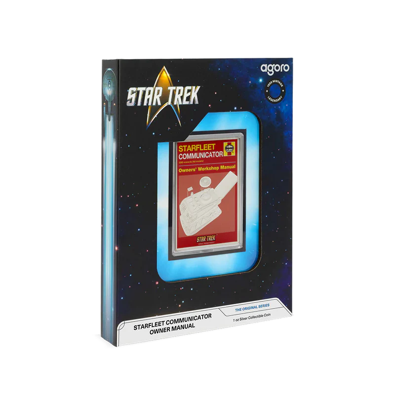 Star Trek - Starfleet Communicator Owner Manual 1oz Silver Coin