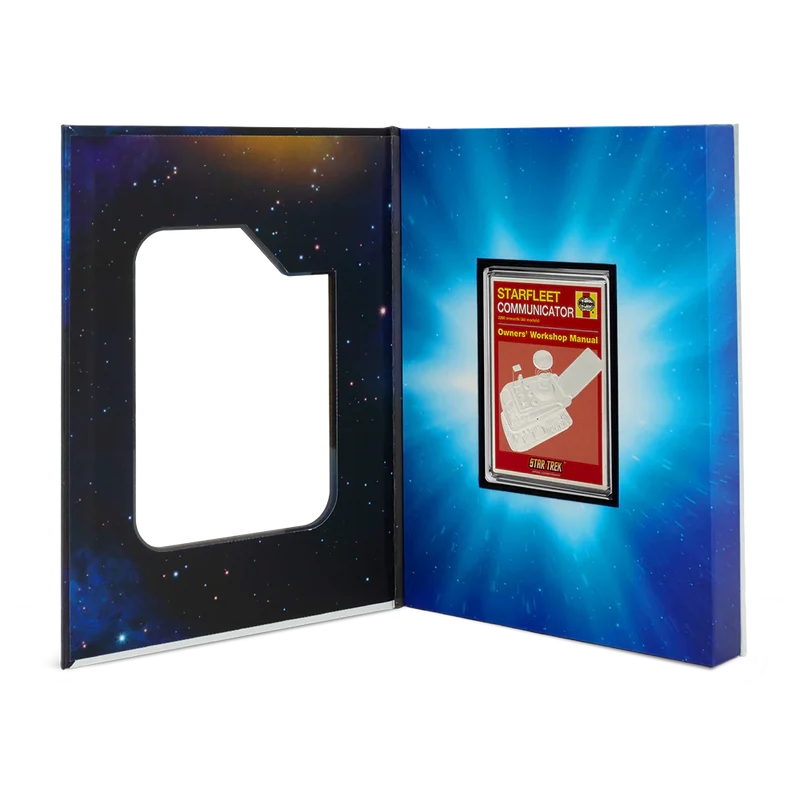 Star Trek - Starfleet Communicator Owner Manual 1oz Silver Coin
