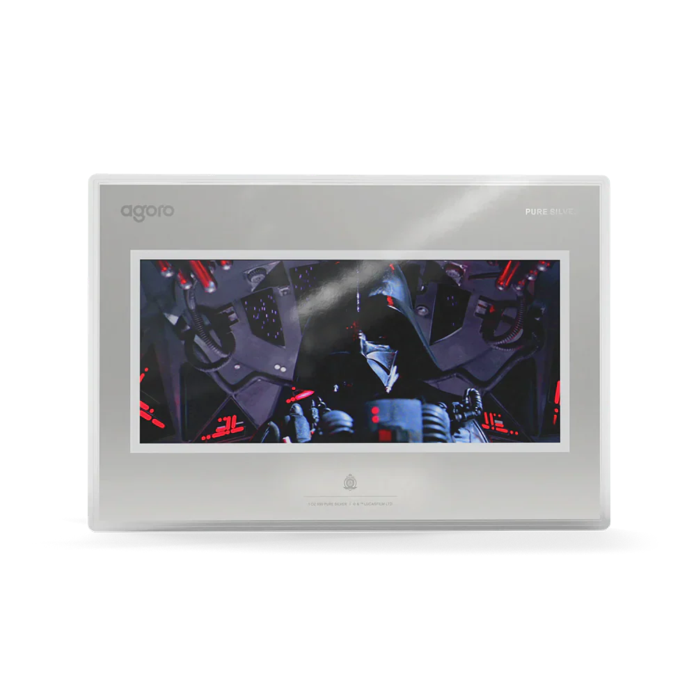 Star Wars Storyboard Art Darth Vader Trench Run 1oz Silver Collectible Foil