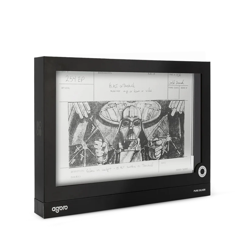 Star Wars Storyboard Art Darth Vader Trench Run 1oz Silver Collectible Foil