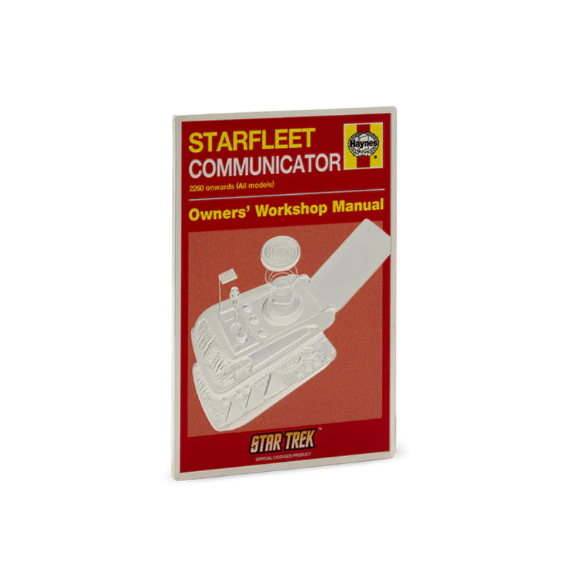 Star Trek - Starfleet Communicator Owner Manual 1oz Silver Coin