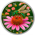 Sweat Bee 2026 Canada Maple Leaf 1oz Silver Coin