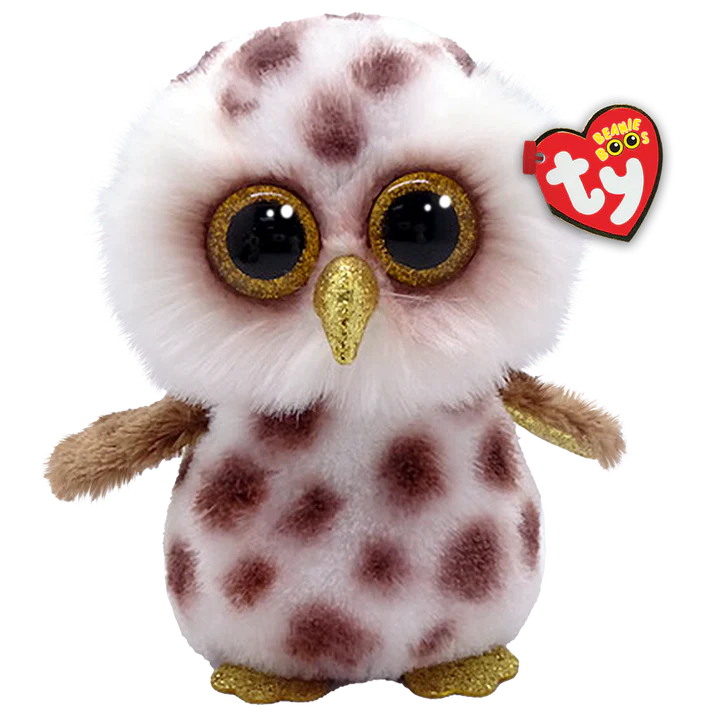 WHOOLIE - SPOTTED OWL RED BEANIE BOO