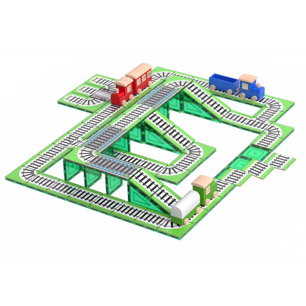TILE TEK BUILD BETTER TILE TOPPERS 36 PIECES TRAIN PACK