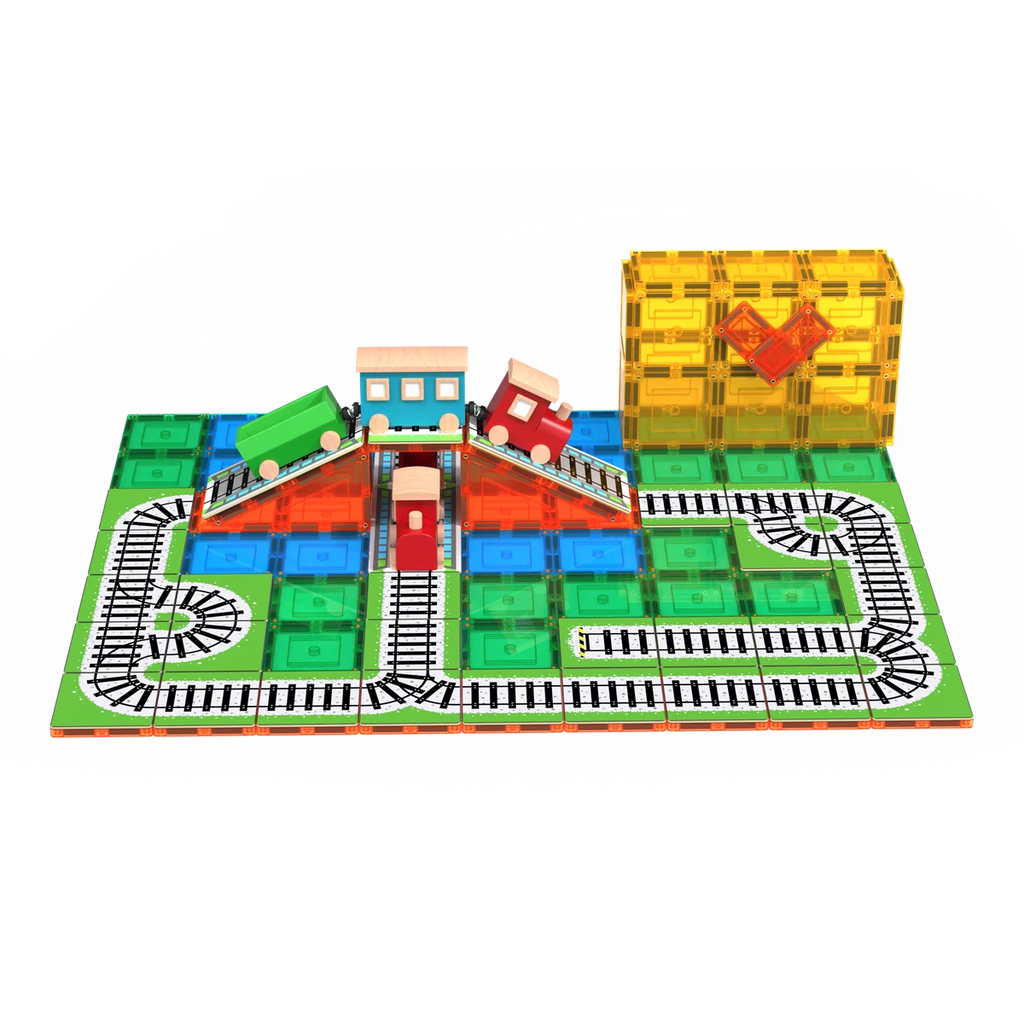 TILE TEK BUILD BETTER TILE TOPPERS 36 PIECES TRAIN PACK