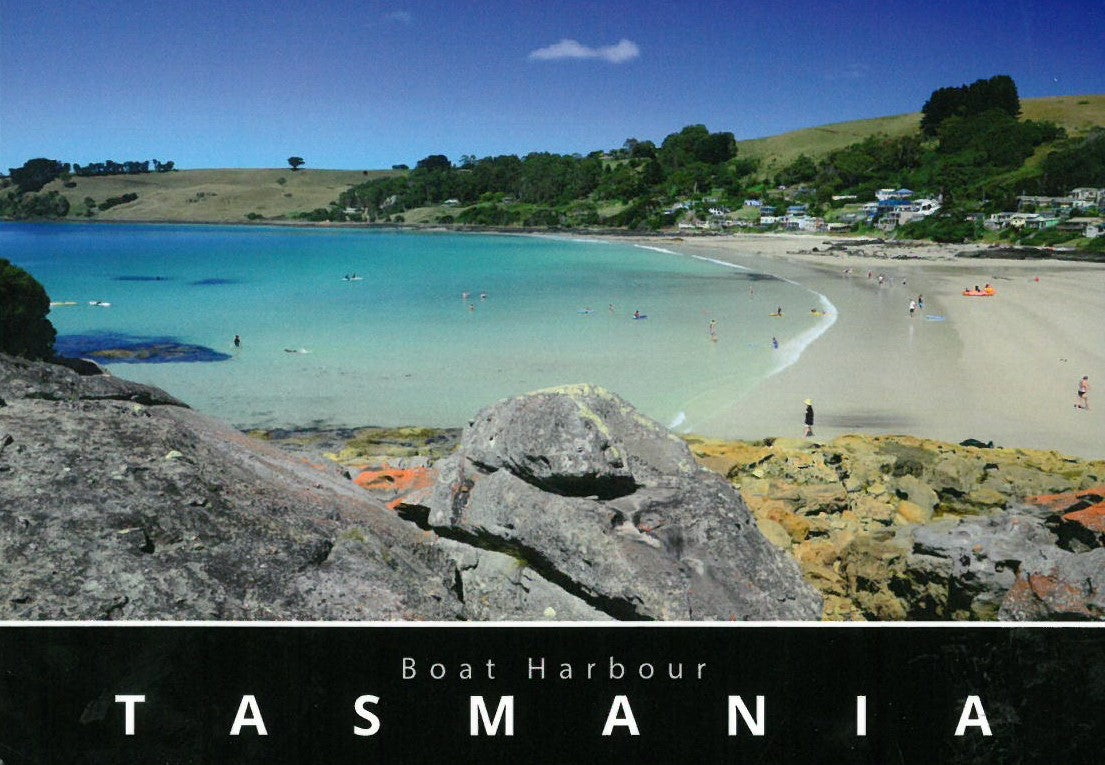 TASMANIA POSTCARD - BOAT HARBOUR