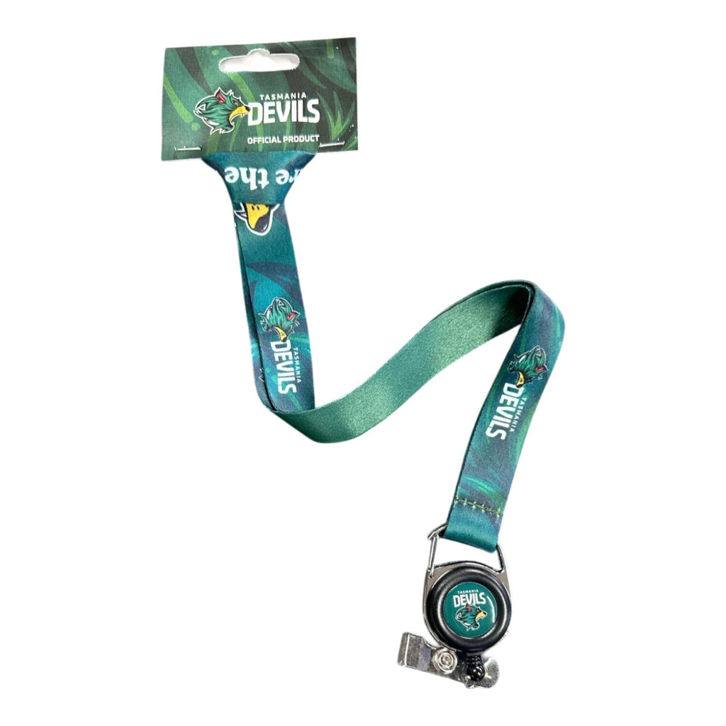 TASMANIAN DEVILS RETRACTABLE LANYARD