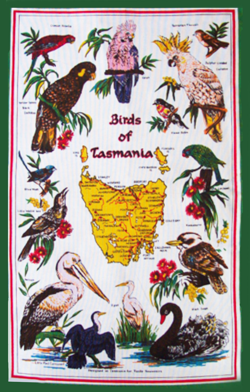 TEA TOWEL BIRDS OF TASMANIA