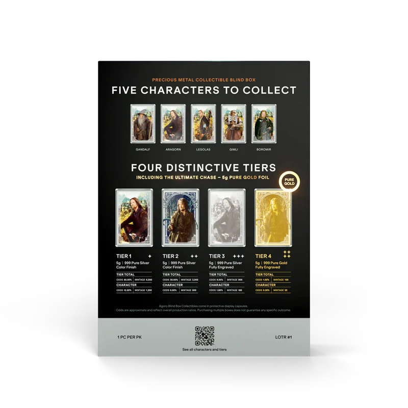 Lord of the Rings Blind Box 5g Foil Blind Box