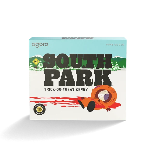 South Park Trick or Treat Kenny 1/3oz Silver Collectible Coin
