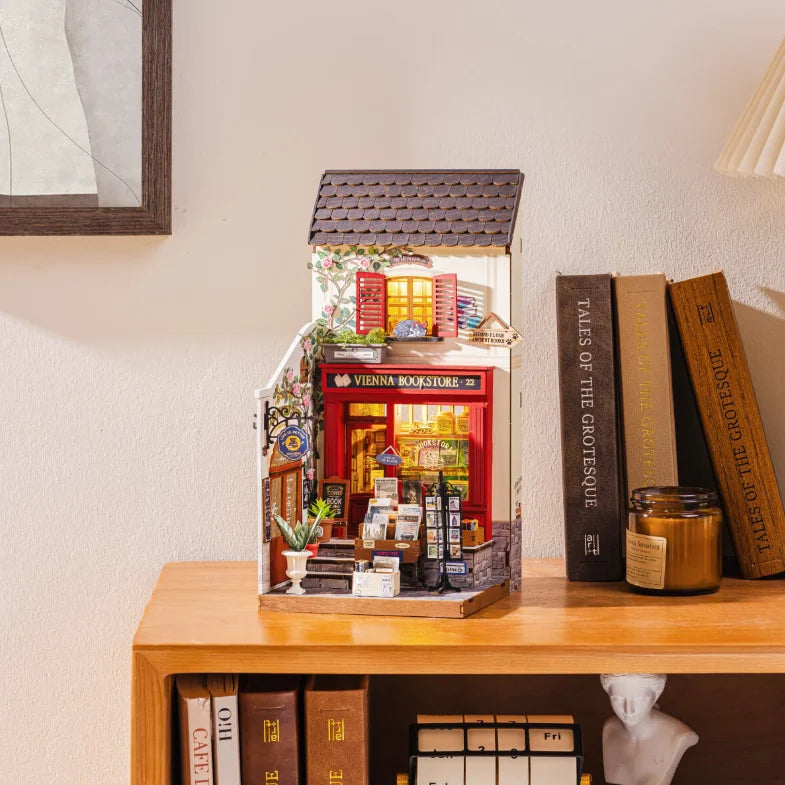 ROBOTIME DIY MINI HOUSE VIENNA BOOKSTORE