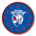 WESTERN BULLDOGS WALL CLOCK 30CM
