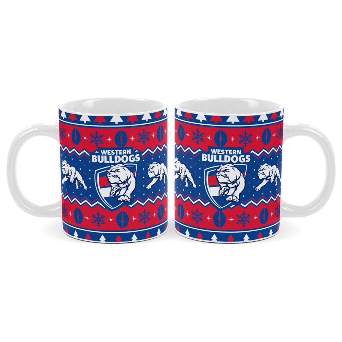 Western Bulldogs Christmas Coffee Mug