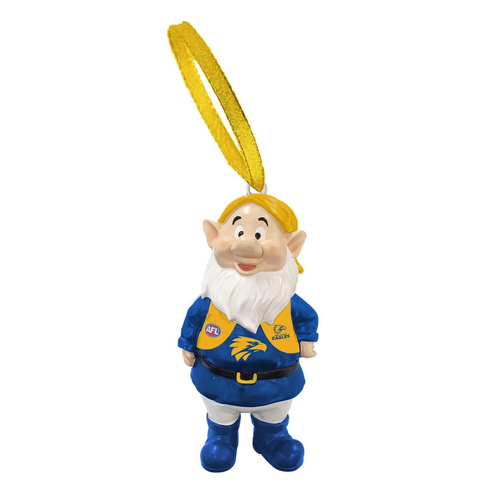 AFL West Coast Eagles Mini Gnome Ornament