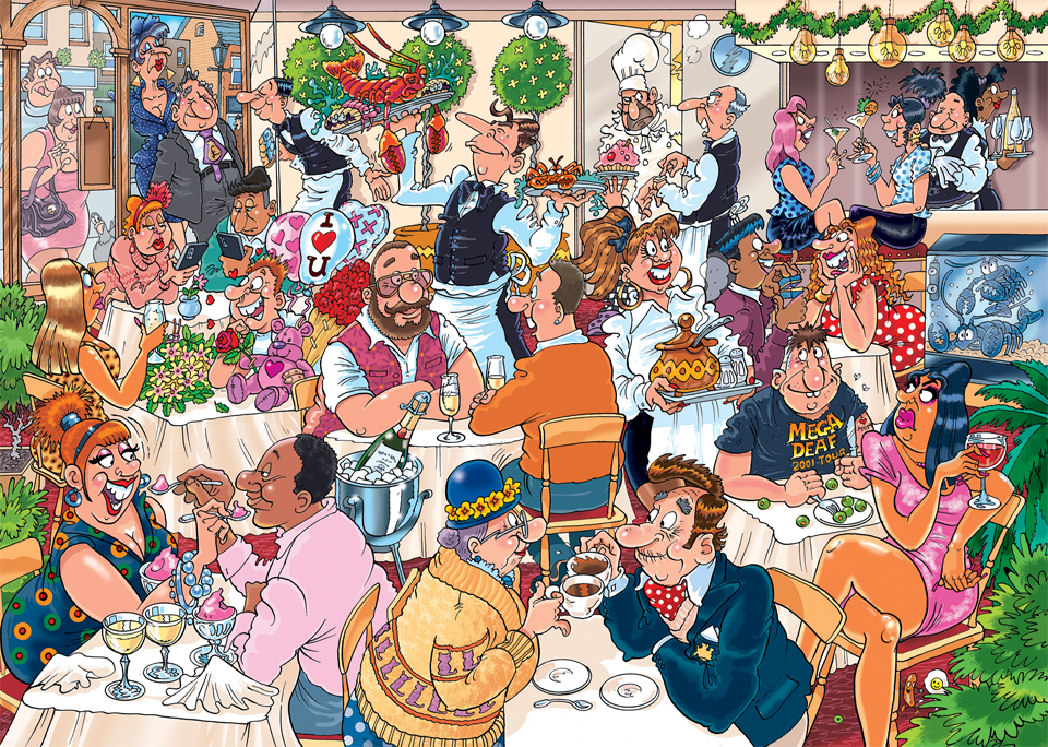 1000 PIECE PUZZLE WASGIJ - DATE NIGHT