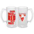 SYDNEY SWANS STEIN FROSTED 500ML