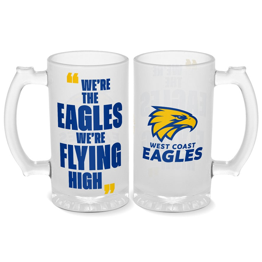 WEST COAST EAGLES STEIN FROSTED 500ML