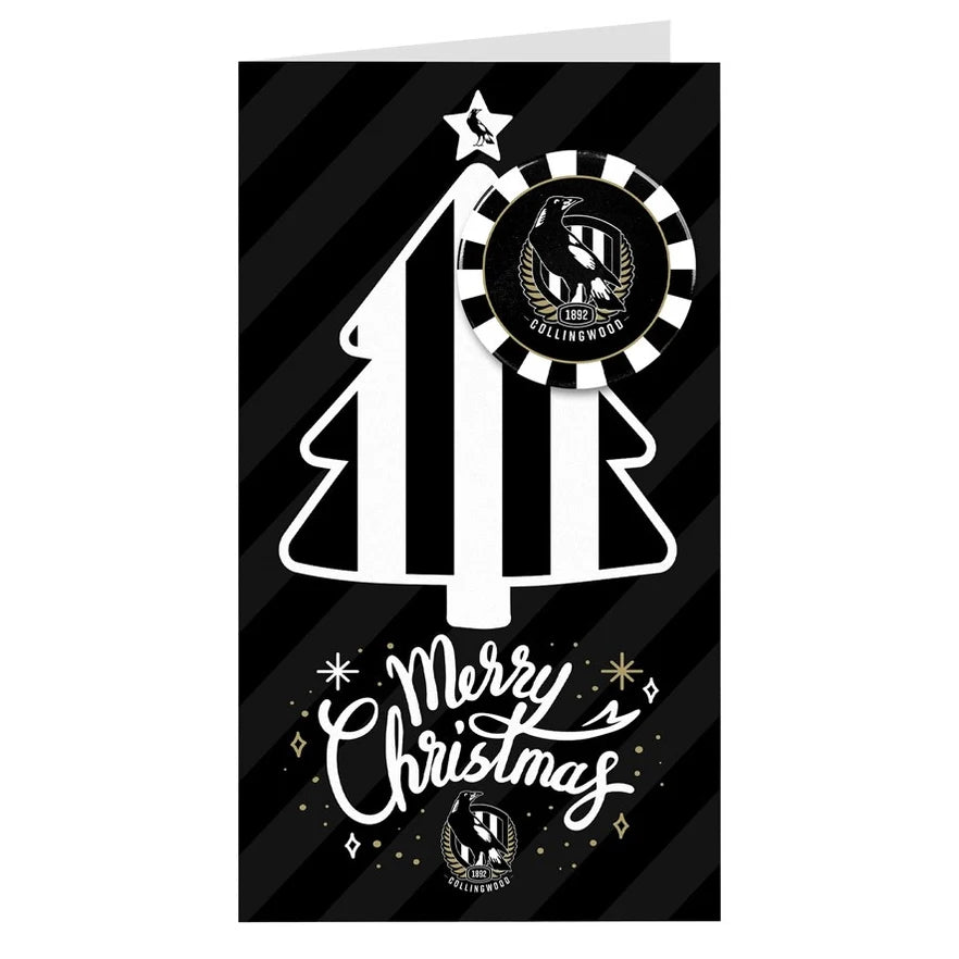 Collingwood Magpies Christmas Card
