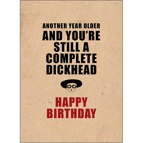 X59 - Another year older rude birthday card