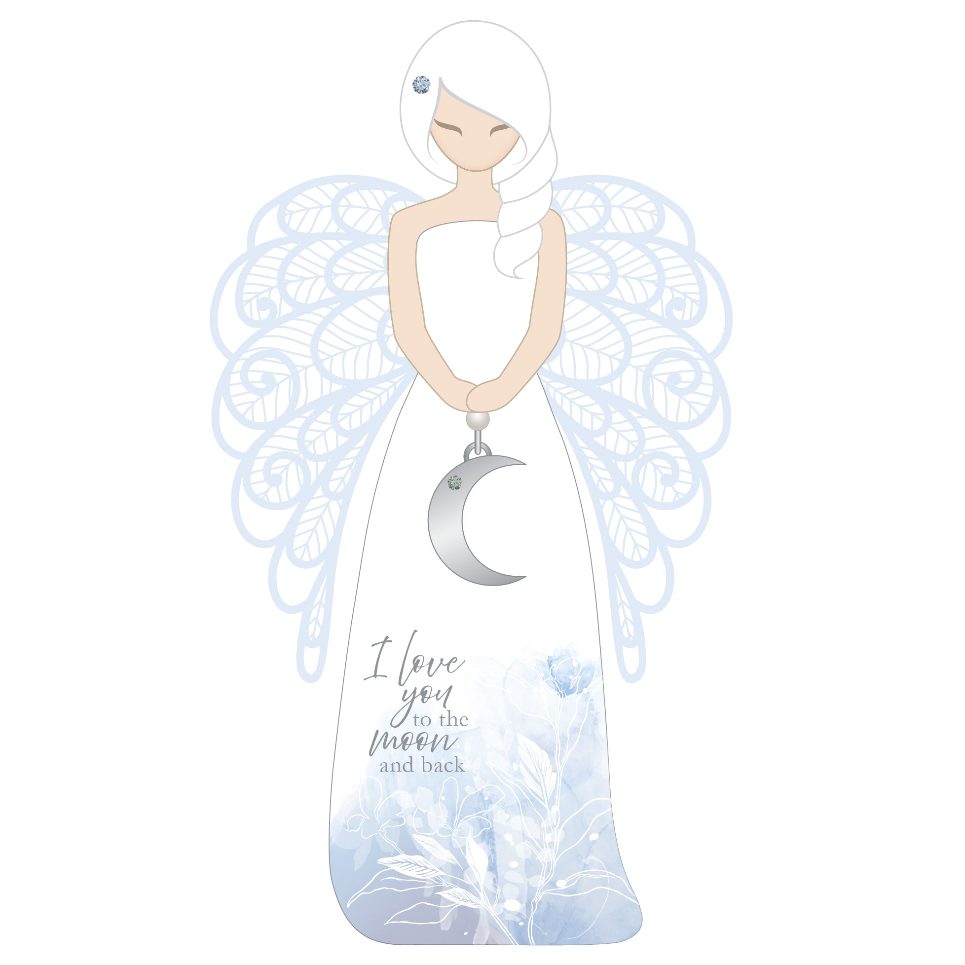 YOU ARE AN ANGEL - I LOVE YOU TO THE MOON AND BACK