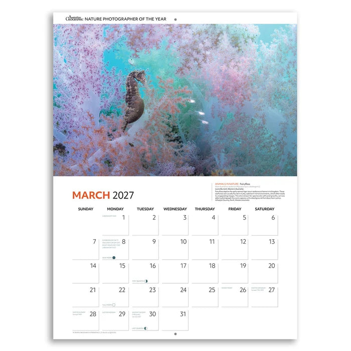 AUST GEO CALENDAR: 2027
