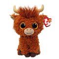 ALFIE - BROWN HIGHLAND COW REG BEANIE BOO