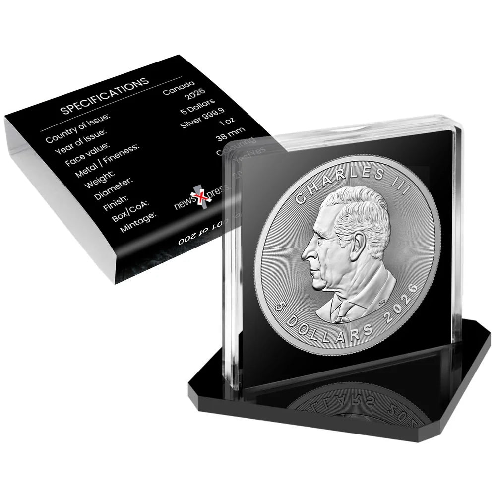 Sweat Bee 2026 Canada Maple Leaf 1oz Silver Coin