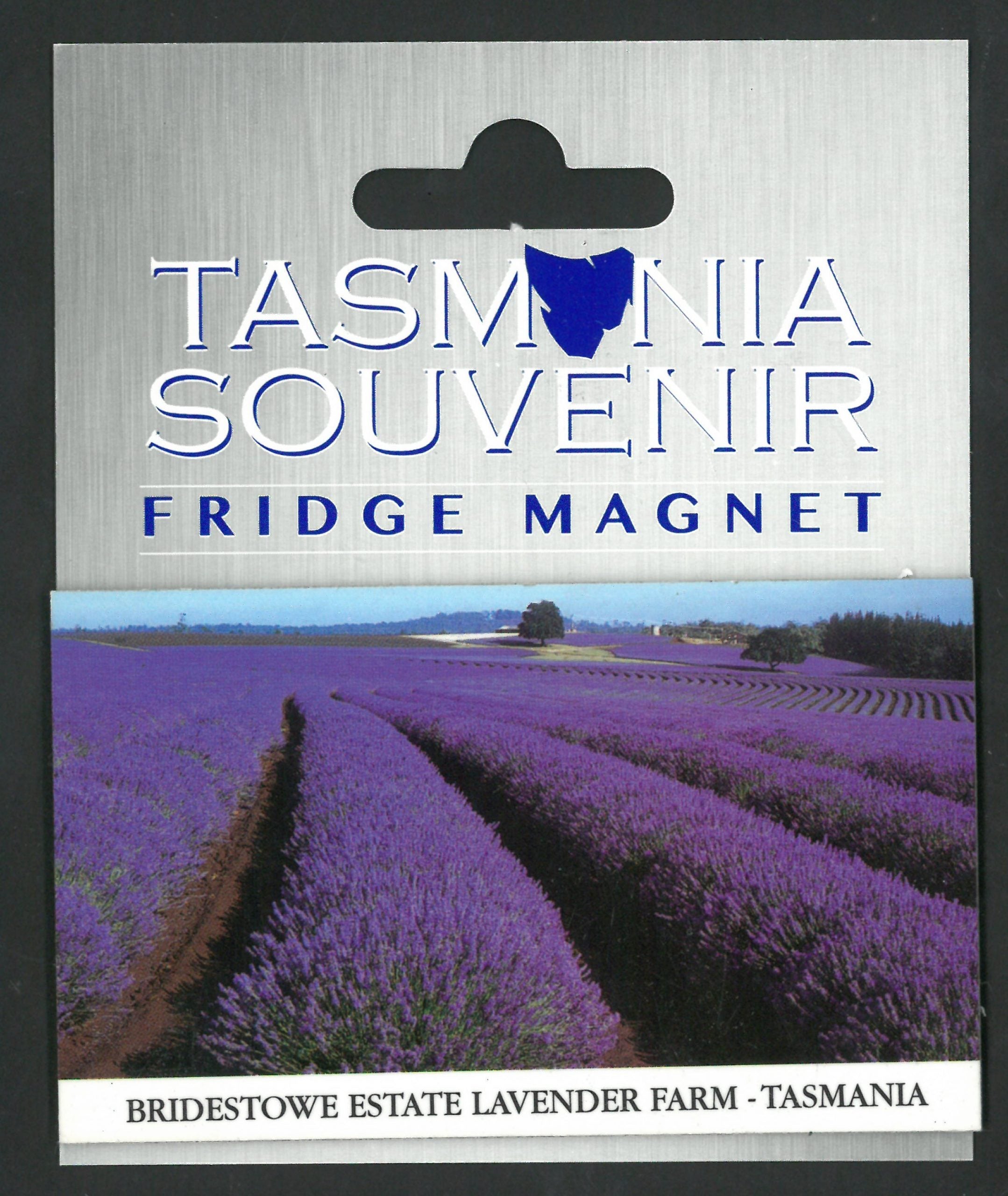 TASMANIA FRIDGE MAGNET - BRIDESTOWE LAVENDER