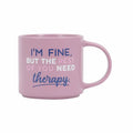SPLOSH CHEEKY MUGS - THERAPY
