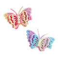 PINK POPPY - RAINBOW BUTTERFLY HAIR CLIP