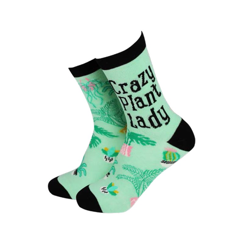 SOCK THERAPY- CRAZY PLANT LADY