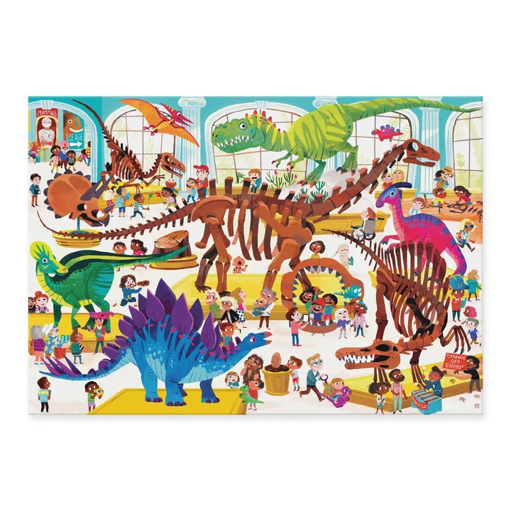 Crocodile Creek - Day at the Museum Puzzle 60 pc | Dinosaur