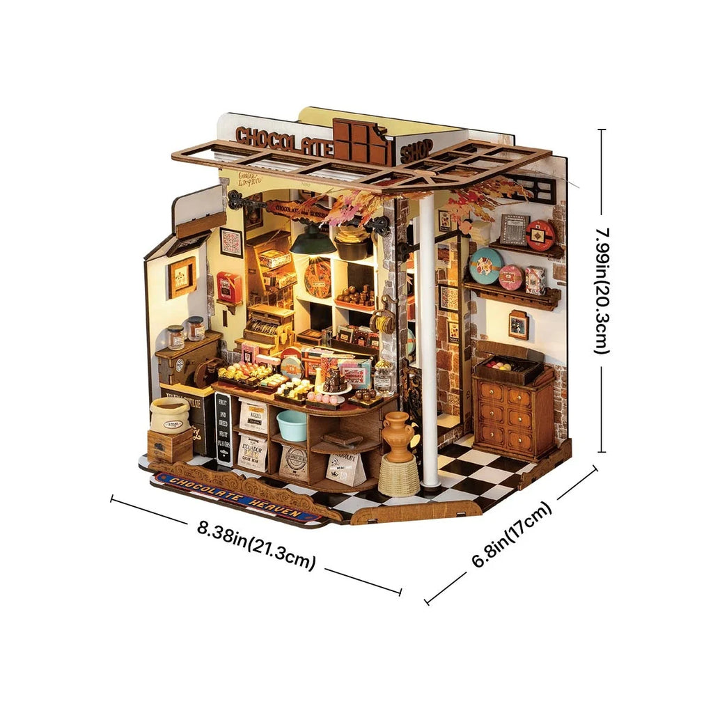 ROBOTIME DIY MINI HOUSE HENRYS CHOCOLATE