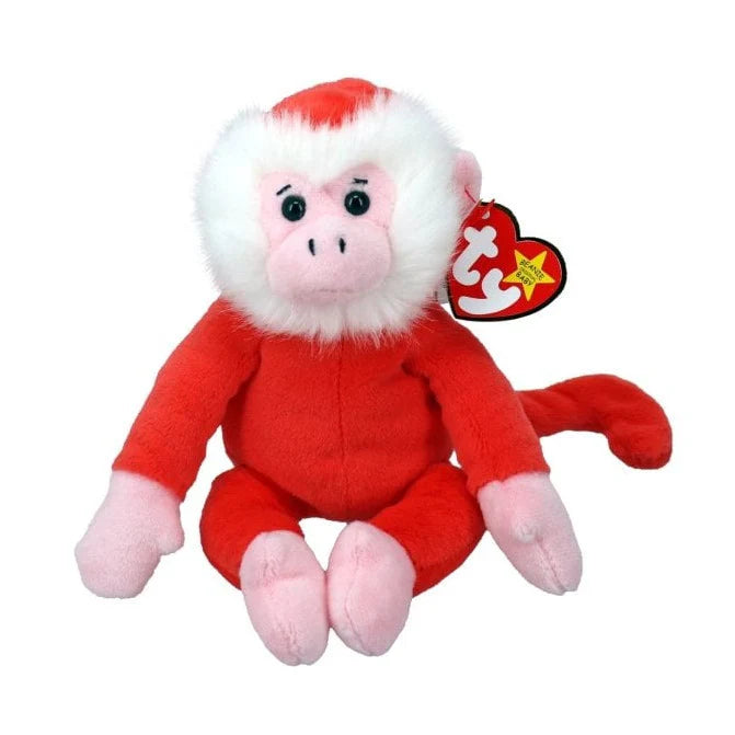 FOSTER ORANGE MONKEY BEANIE BABY