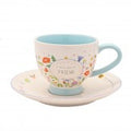 ARTIQUE LOVE LIFE CUP & SAUCER - FRIEND