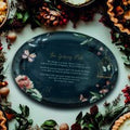 ARTIQUE THE GIVING PLATE - MIDNIGHT GARDEN