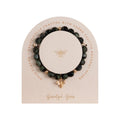 BEEUTIFUL BEES BRACELET - GREEN CALCITE