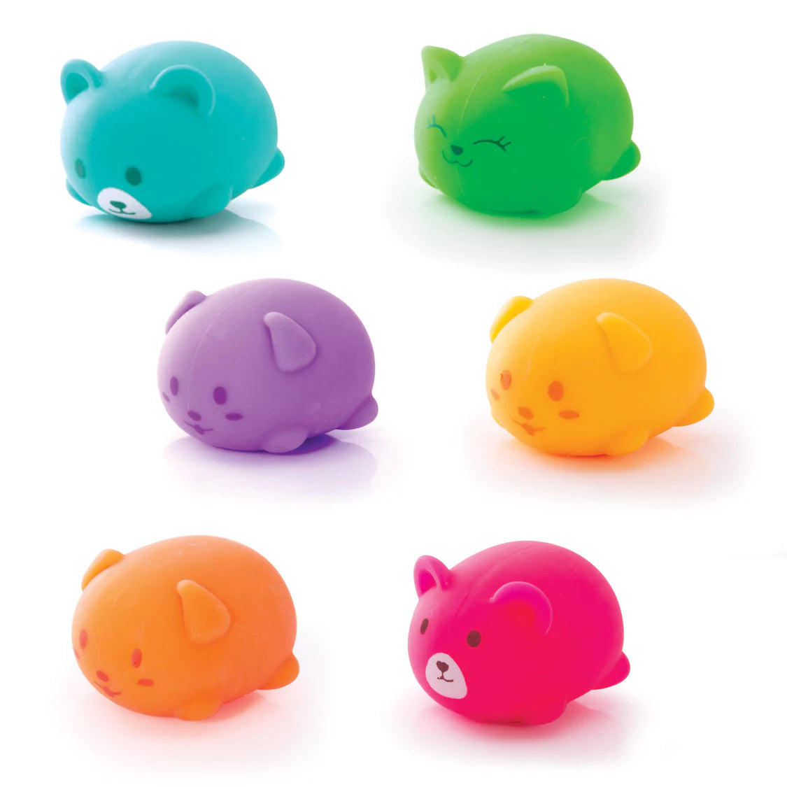 GLOWING IN THE DARK SQUISHY PETS 24ASST