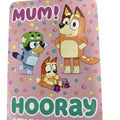 MUM BLUEY ROLLERBLADING GREETING CARD