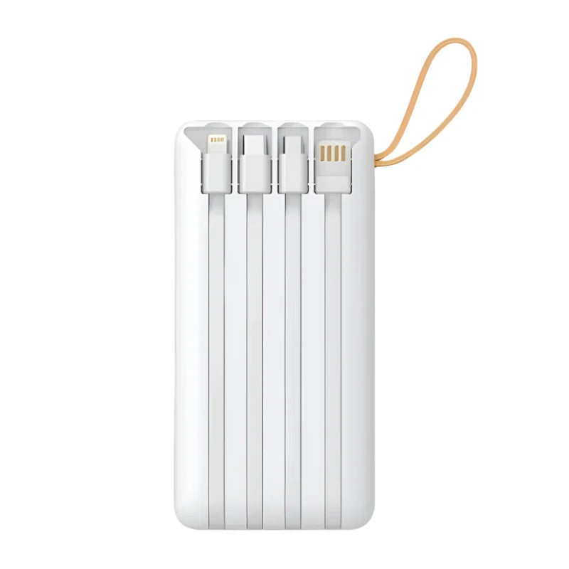 IGear Mobile Powerbank 10,000 mAh USB-A, Micro, USB-C IPhone Cables