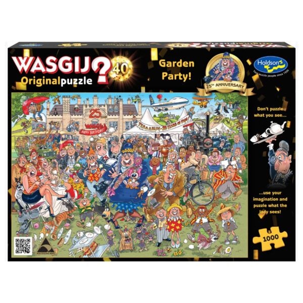 1000 PIECE PUZZLE WASGIJ - GARDEN PARTY