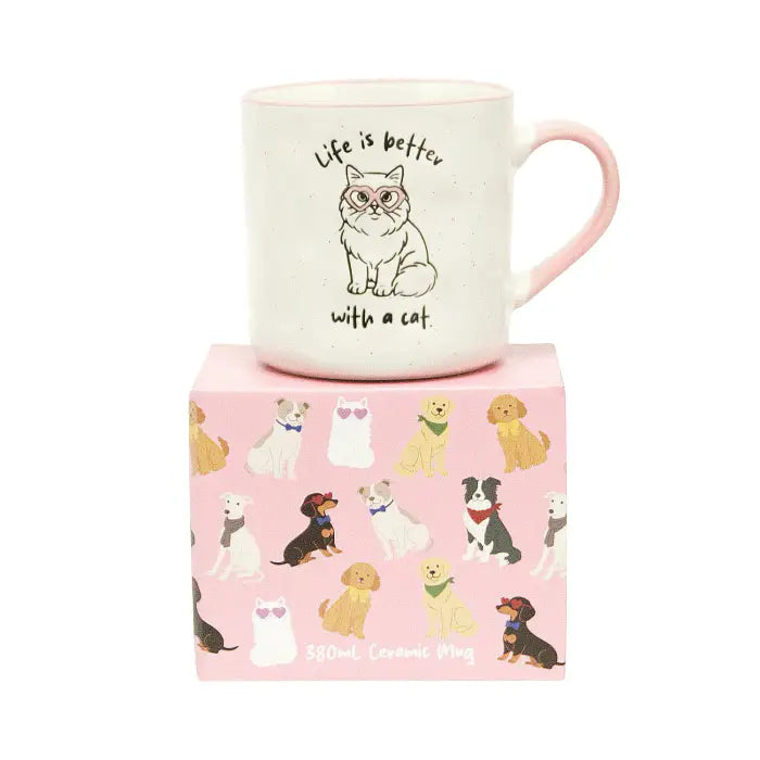MUG LOVED BY MY - MY LIFE IS BETTER WITH A CAT